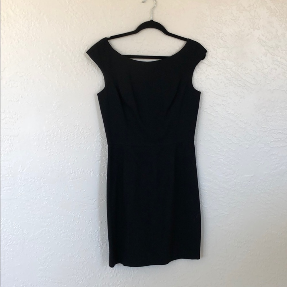 Black dress with bow detail